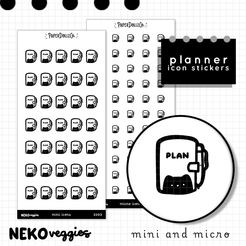 Planner | PaperDollzCo Planner | Icon Sticker | i003