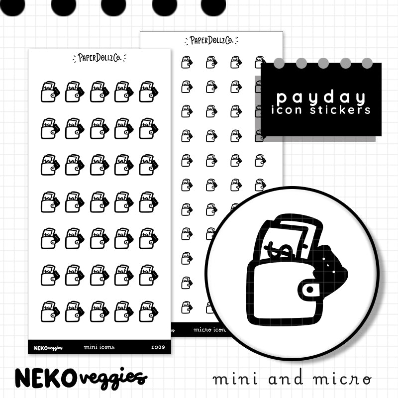 Payday | PaperDollzCo Planner | Icon Sticker | i009