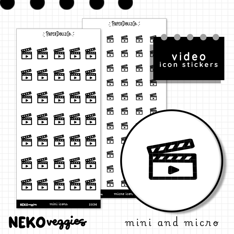 Video | PaperDollzCo | Icon Sticker | i036