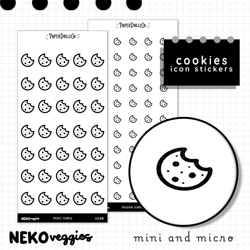 Cookies | PaperDollzCo | Icon Sticker | i038