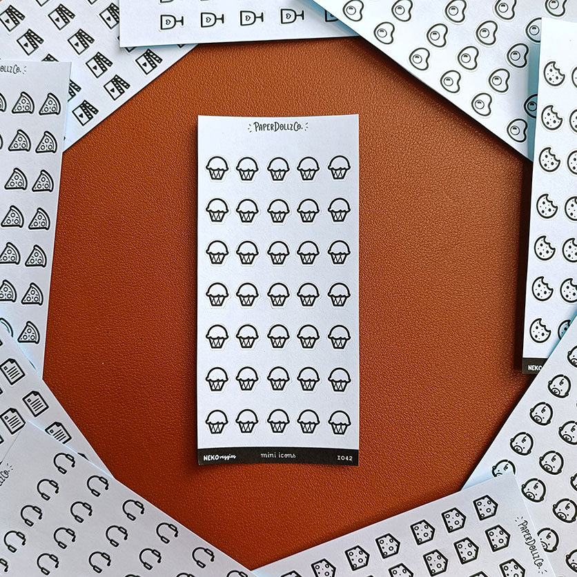 Ice cream | PaperDollzCo | Icon Sticker | i042