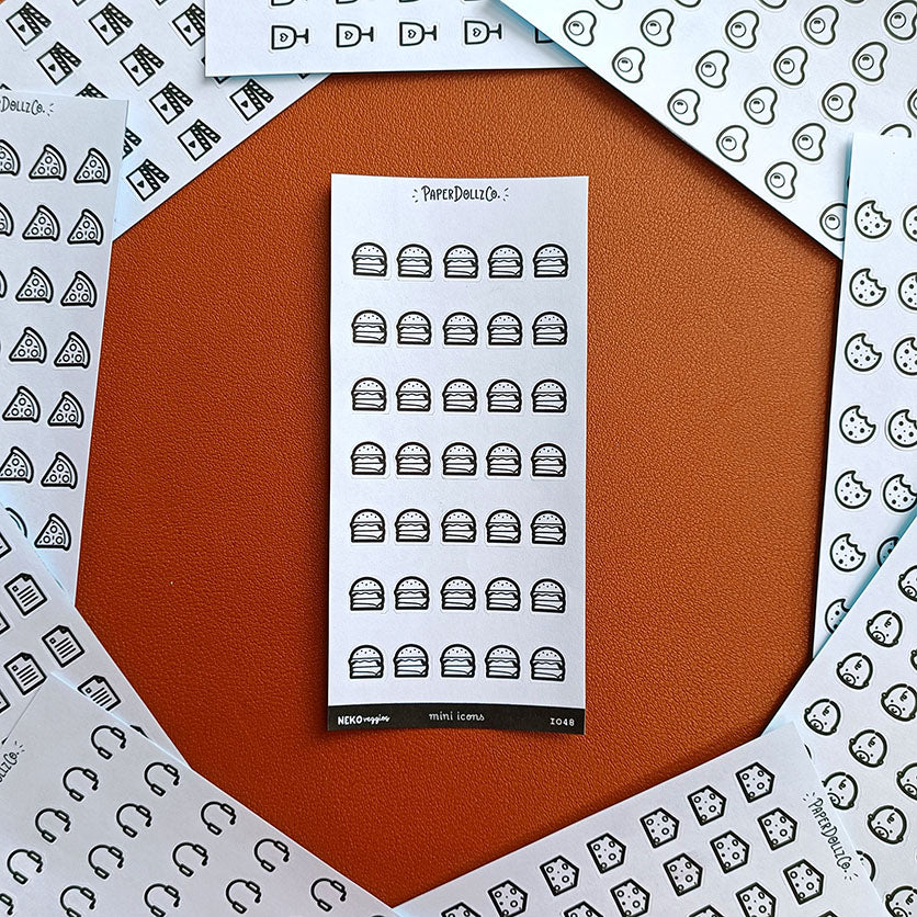 Burger | PaperDollzCo | Icon Sticker | i048