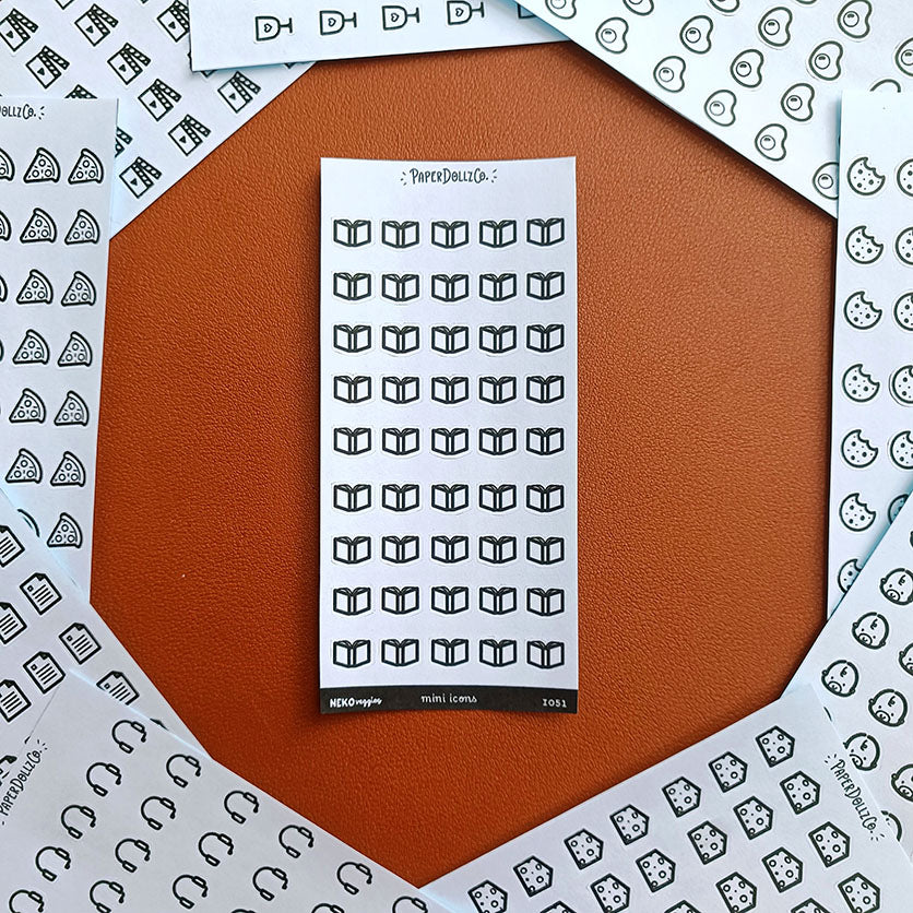 Book | PaperDollzCo | Icon Sticker | i051