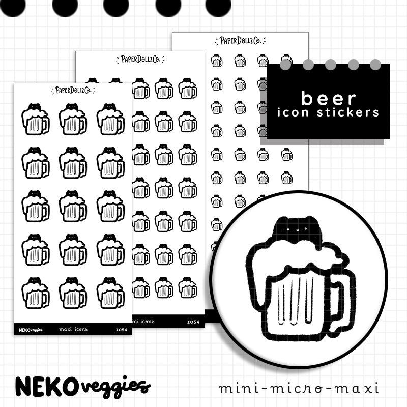 Beer | Food Planner Sticker | Icon | i054