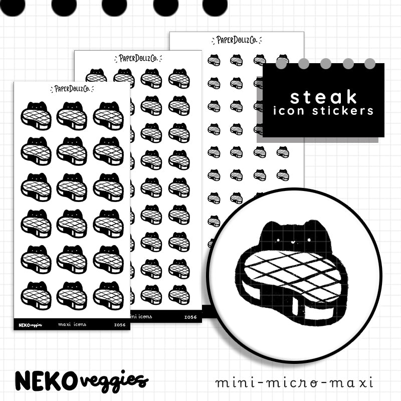Steak | Food Planner Sticker | Icon | i056