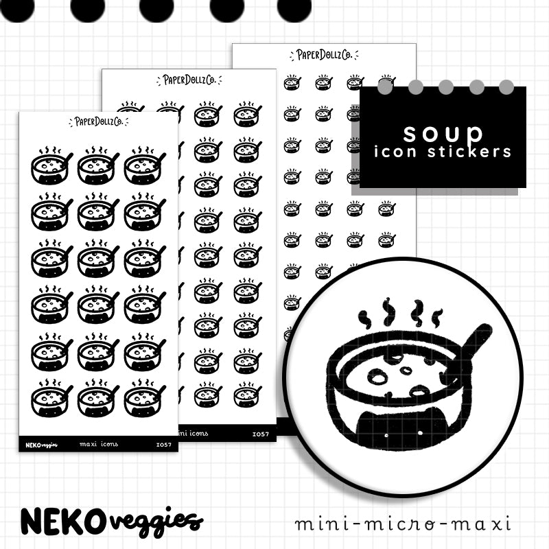 Soup | Food Planner Sticker | Icon | i057