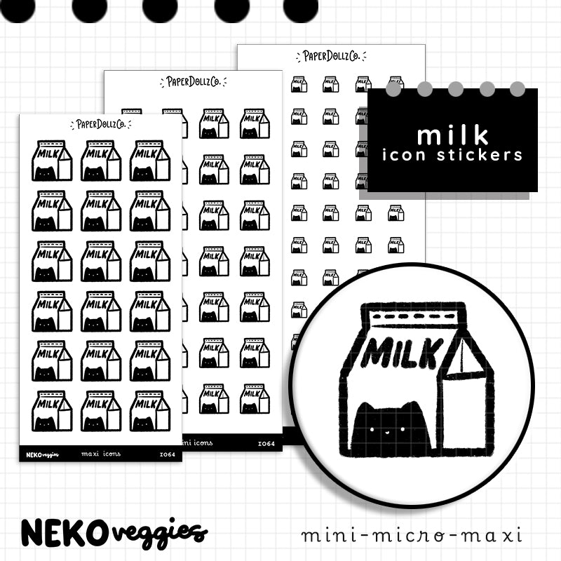 Milk | Food Planner Sticker | Icon | i064