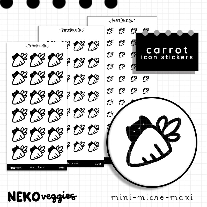 Carrot | Food Planner Sticker | Icon | i065