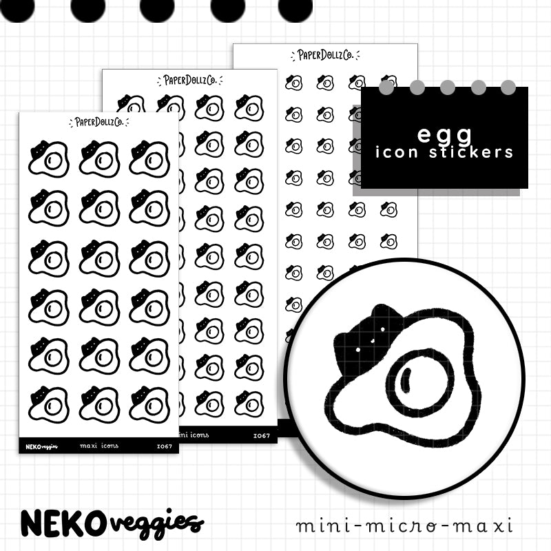 Egg | Food Planner Sticker | Icon | i067