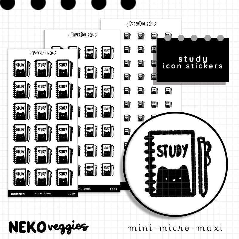 Study | Food Planner Sticker | Icon | i069