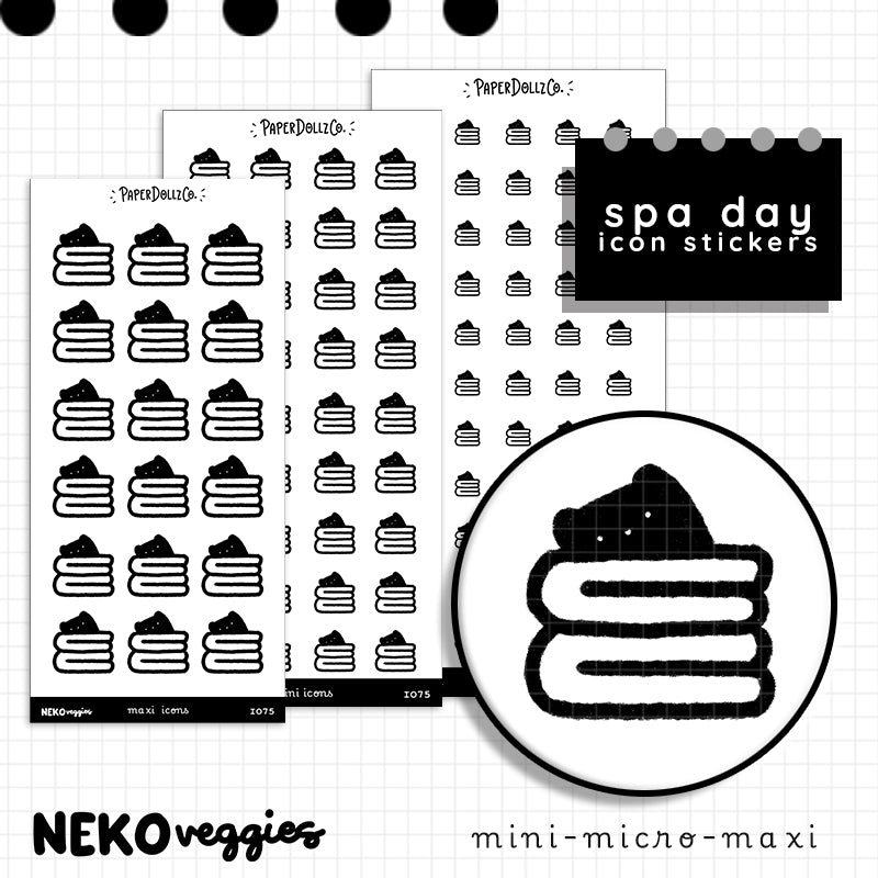 Spa Day | Food Planner Sticker | Icon | i075