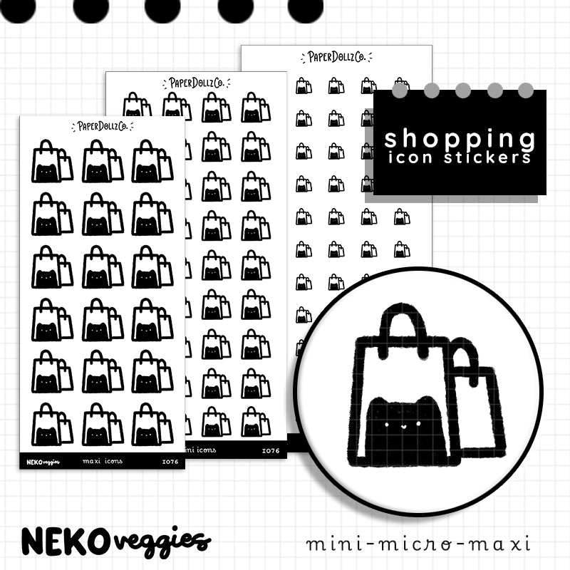 Shopping | Food Planner Sticker | Icon | i076