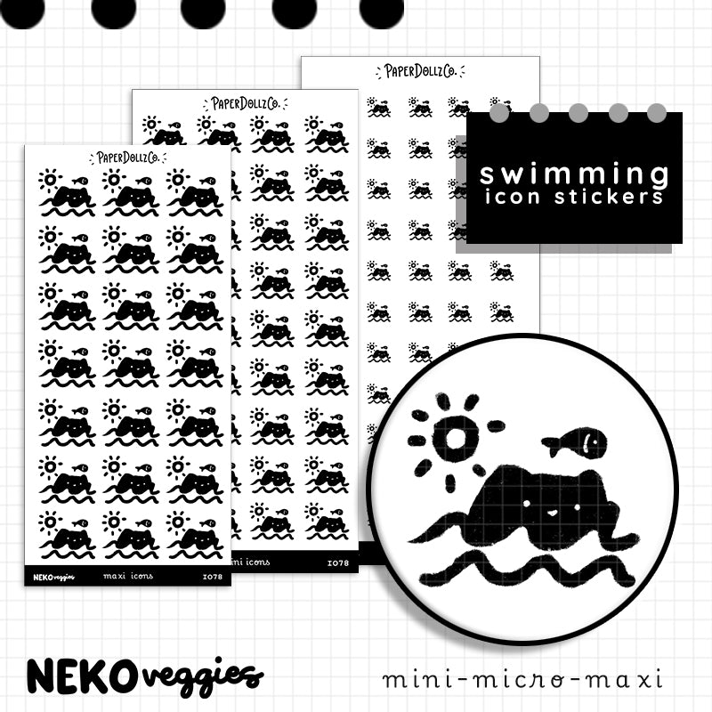Swimming | Food Planner Sticker | Icon | i078