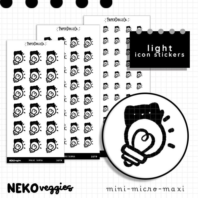 Light | Food Planner Sticker | Icon | i079