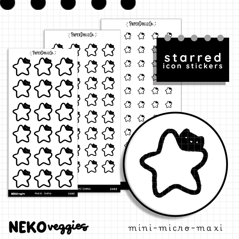 Starred | Food Planner Sticker | Icon | i82