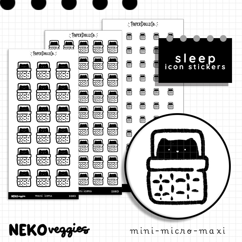 Sleep | Food Planner Sticker | Icon | i083