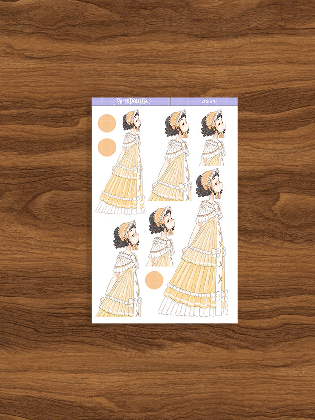 Chamomile Tea Party PaperDollzCo Planner Stickers | J257