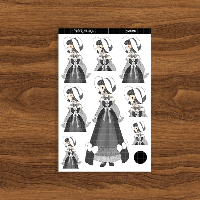 Mystical Gothicness PaperDollzCo Planner Stickers | J259b
