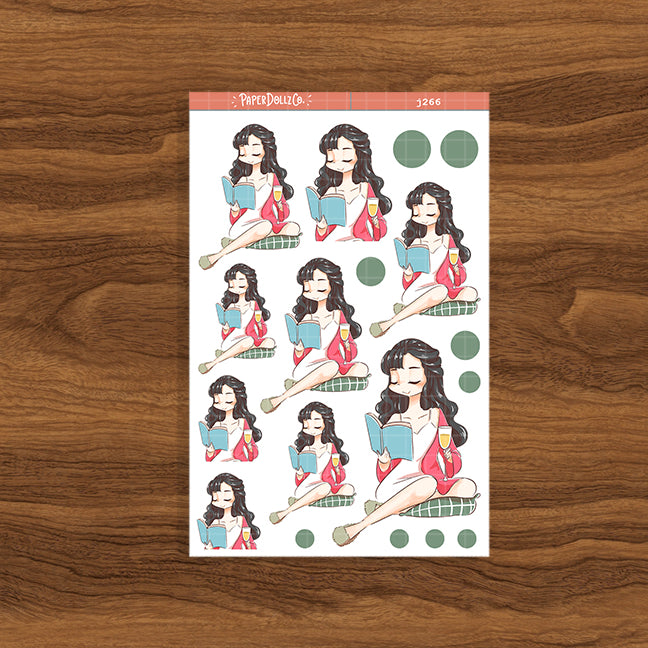 Warm PaperDollzCo Planner Stickers | J266