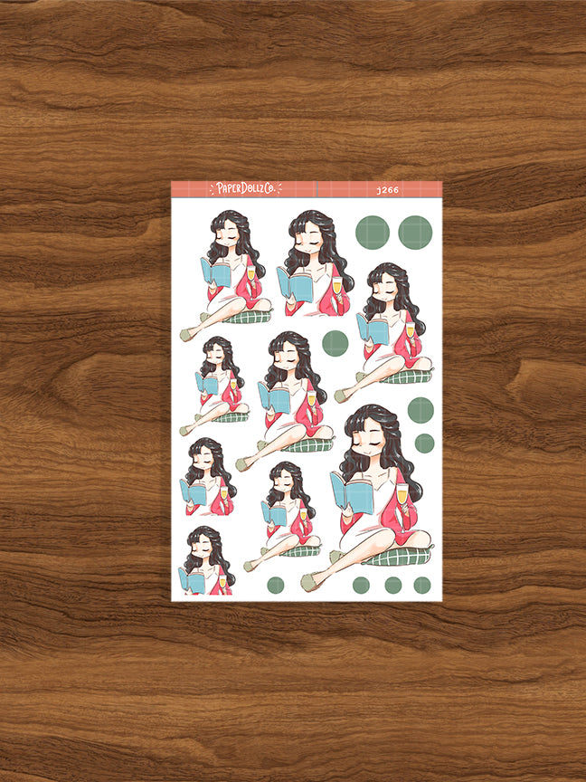 Warm PaperDollzCo Planner Stickers | J266