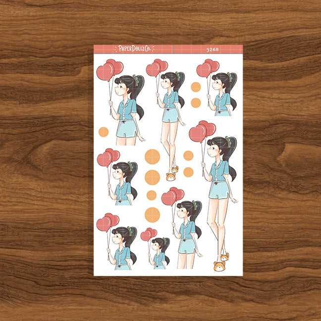 Soft PaperDollzCo Planner Stickers | J268