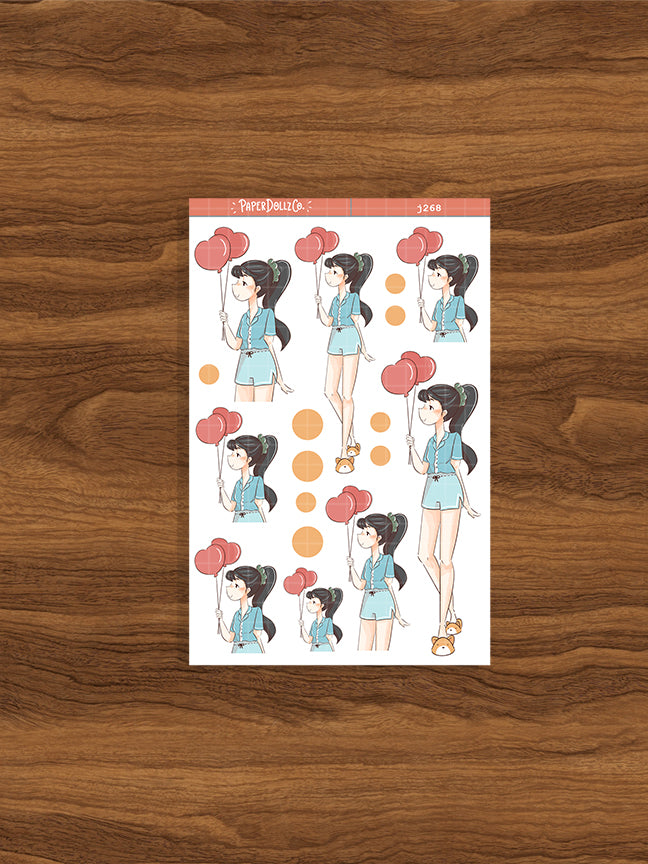 Soft PaperDollzCo Planner Stickers | J268