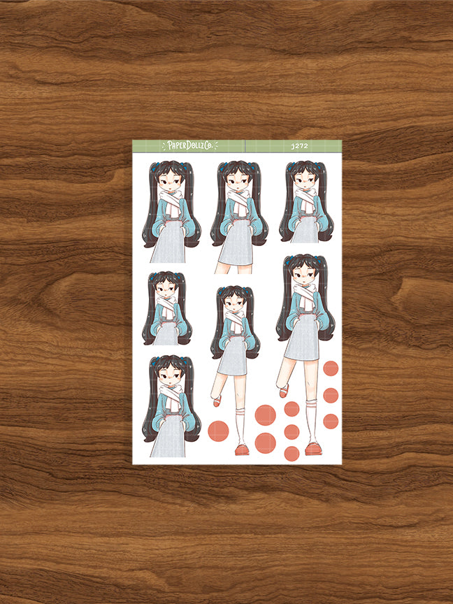 Bubbles PaperDollzCo Planner Stickers | J272
