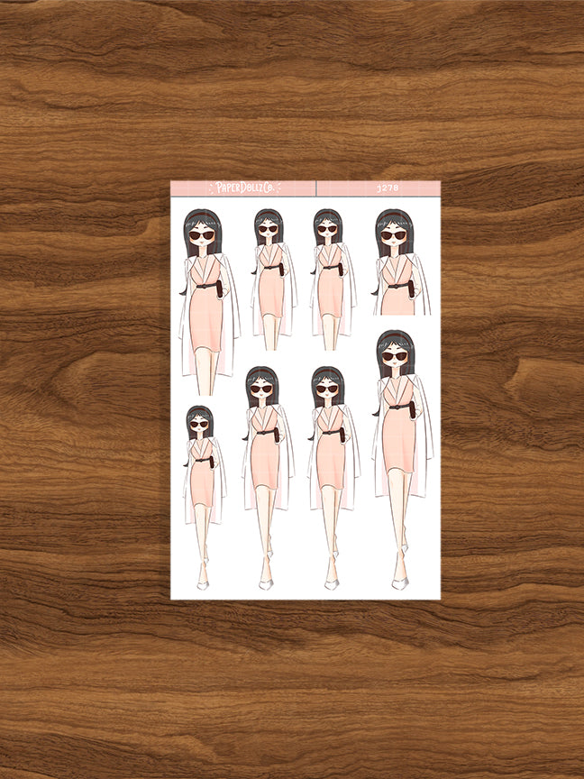 Bell PaperDollzCo Planner Stickers | J278