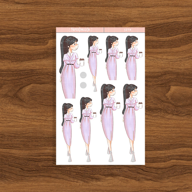 Bunny PaperDollzCo Planner Stickers | J279
