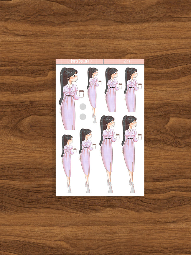 Bunny PaperDollzCo Planner Stickers | J279