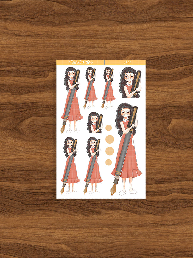 Pen Collector PaperDollzCo Planner Stickers | J283