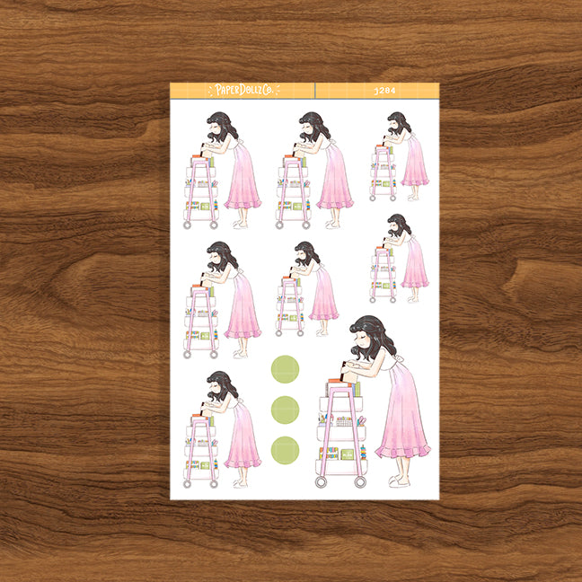 Organizer PaperDollzCo Planner Stickers | J284