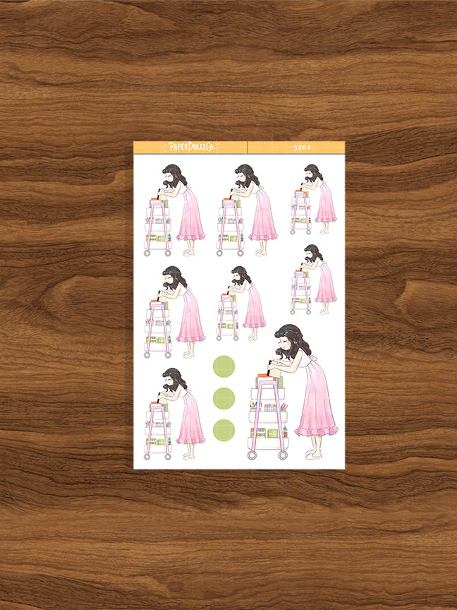 Organizer PaperDollzCo Planner Stickers | J284