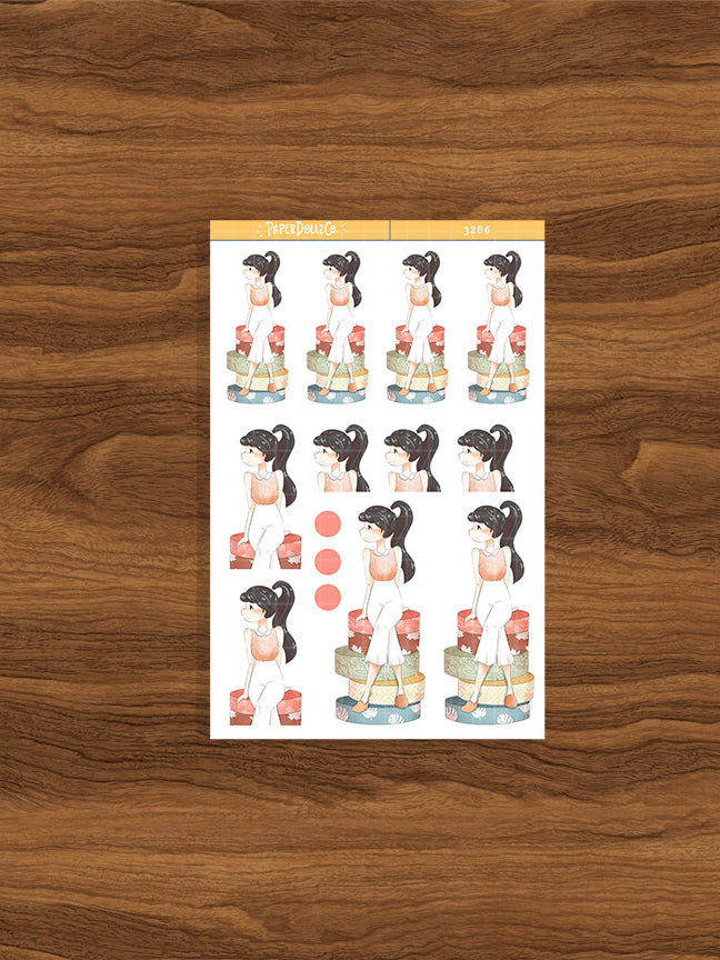 Washi Addict PaperDollzCo Planner Stickers | J286