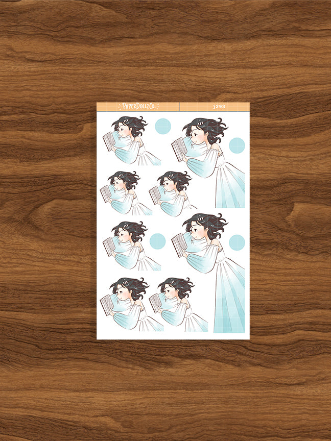 Cerulean PaperDollzCo Planner Stickers | J293