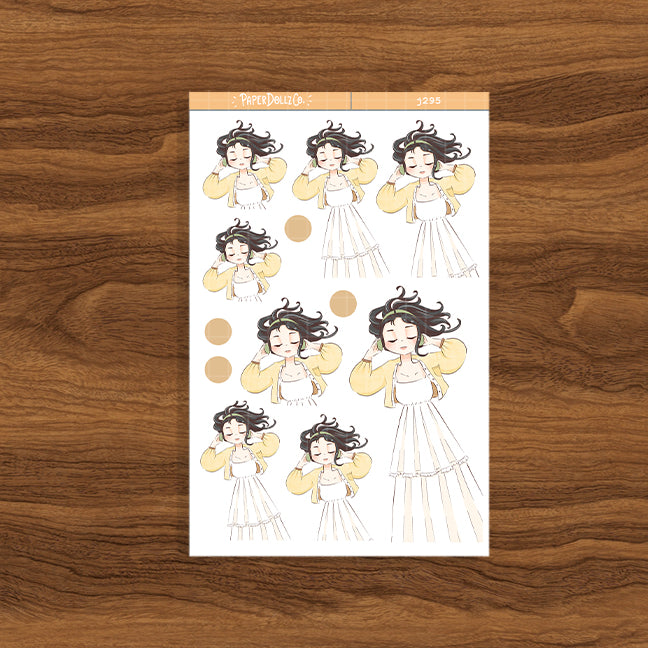 Fern PaperDollzCo Planner Stickers | J295
