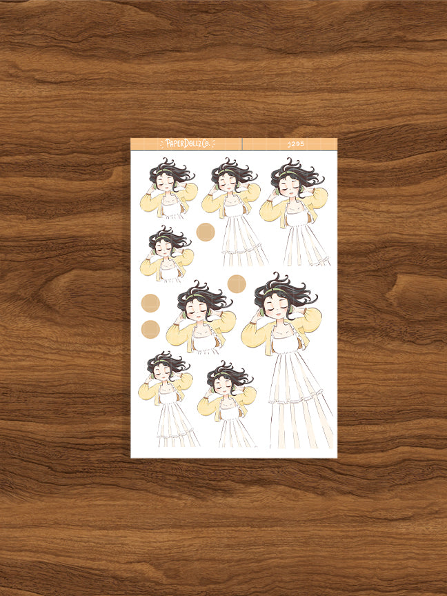 Fern PaperDollzCo Planner Stickers | J295
