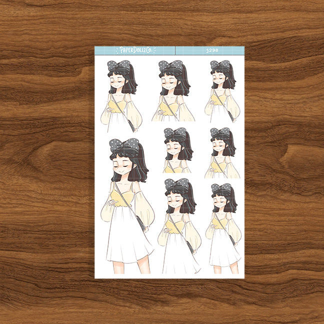 Ferris Wheel My Fair Ladies PaperDollzCo Planner Stickers | J298
