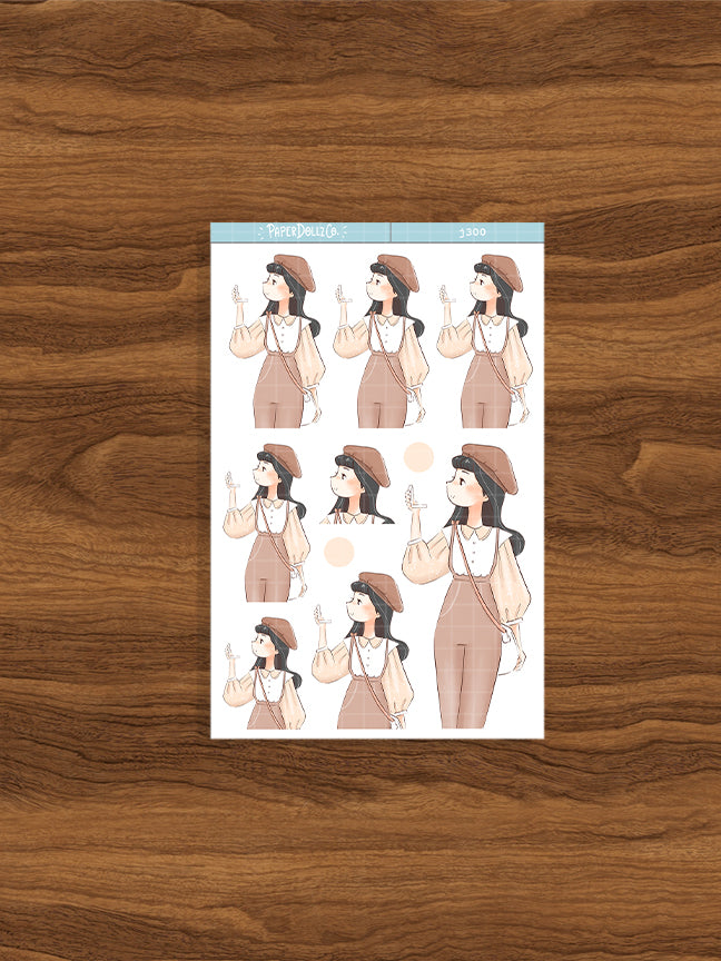 Candy Cart My Fair Ladies PaperDollzCo Planner Stickers | J300