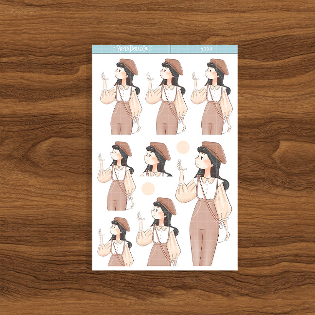 Candy Cart My Fair Ladies PaperDollzCo Planner Stickers | J300