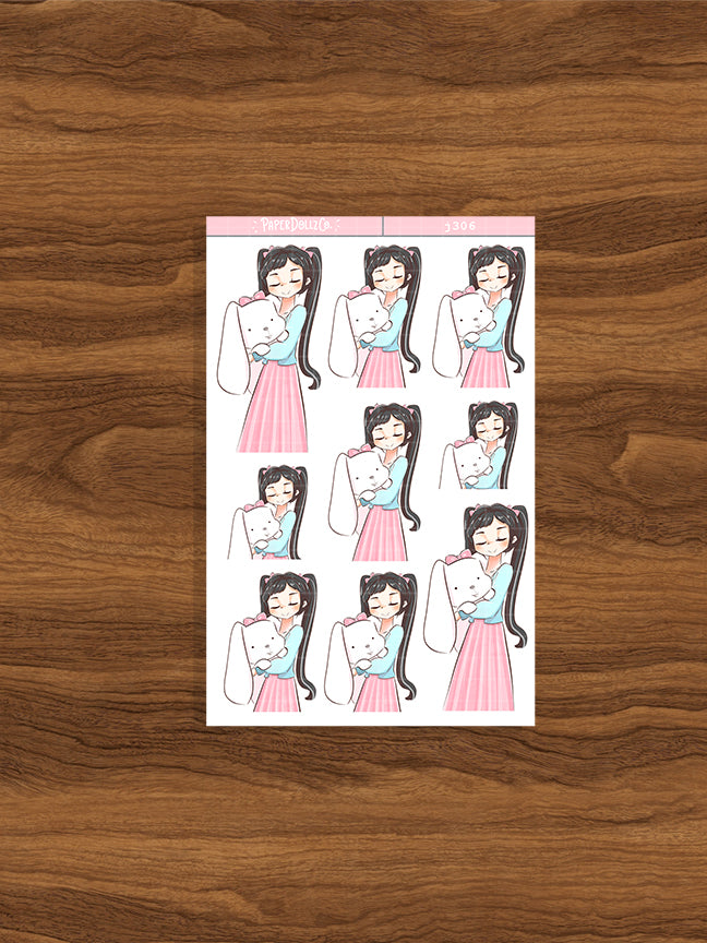 Beautiful Blossoms of Pink PaperDollzCo Planner Stickers | J306