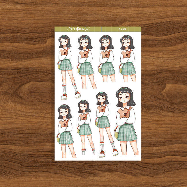 Motivated Student School Is Cool Paperdollzco Planner Stickers | J318