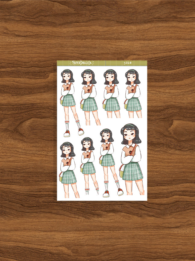 Motivated Student School Is Cool Paperdollzco Planner Stickers | J318