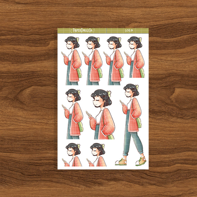Competent Student School Is Cool Paperdollzco Planner Stickers | J319