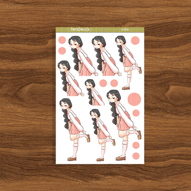 Attentive Student School Is Cool Paperdollzco Planner Stickers | J320