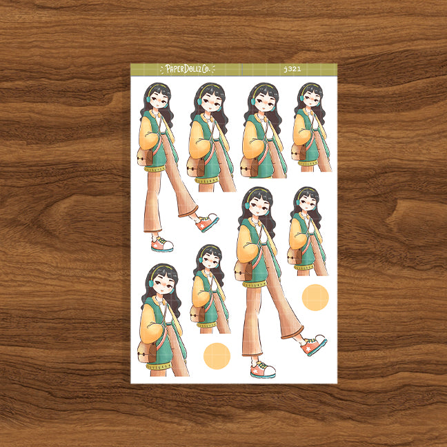 Inspired Student School Is Cool Paperdollzco Planner Stickers | J321