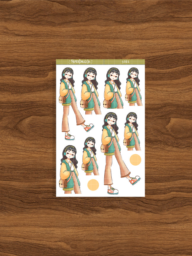 Inspired Student School Is Cool Paperdollzco Planner Stickers | J321