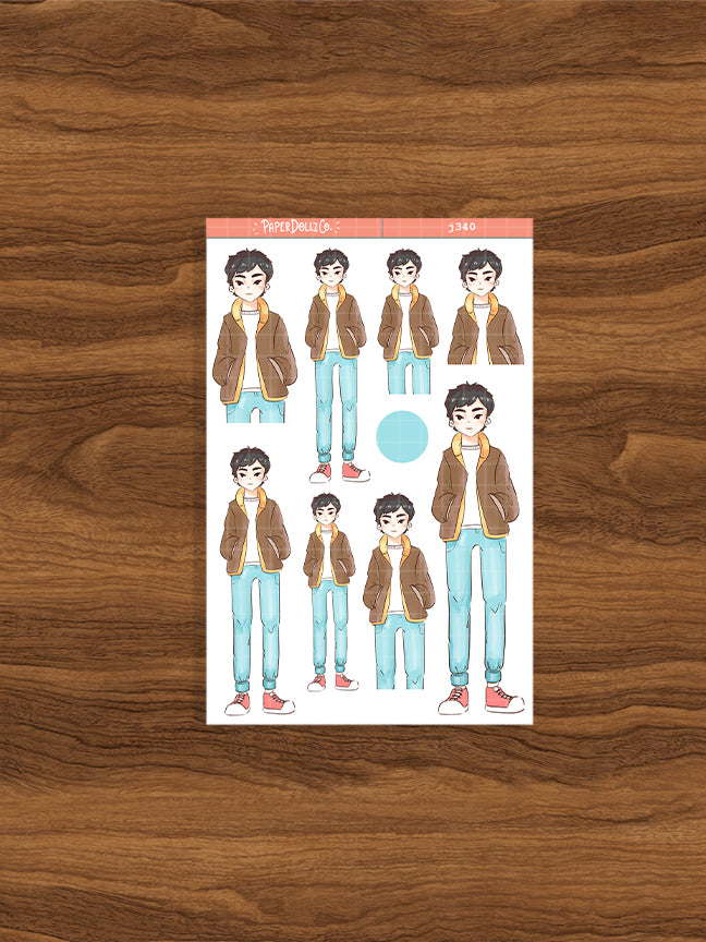 Sweet Guy | Crush Confessions | Paperdollzco Planner Stickers | J340