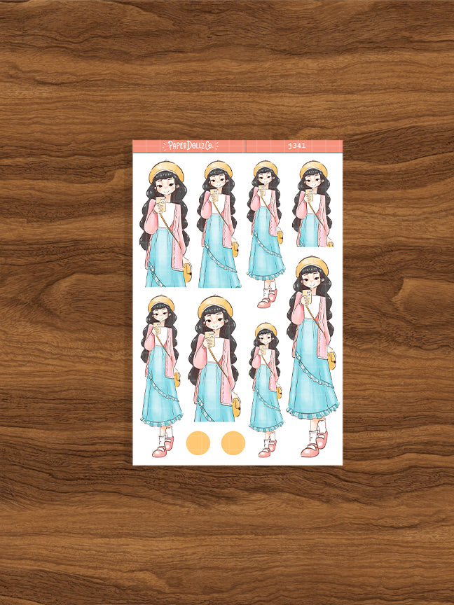 Sweet Girl | Story of Us | Paperdollzco Planner Stickers | J341