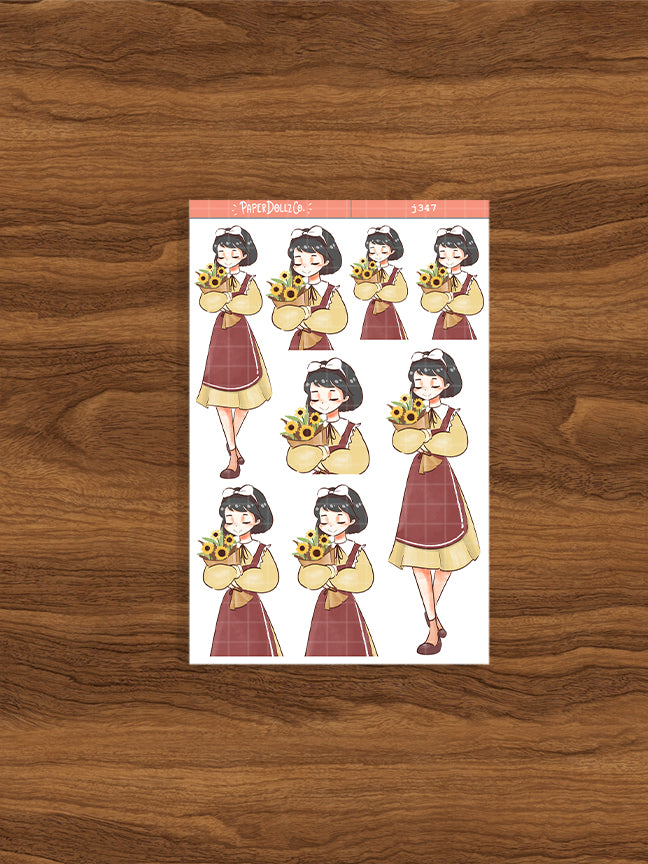 Lovely Girl | Story of Us | Paperdollzco Planner Stickers | J347